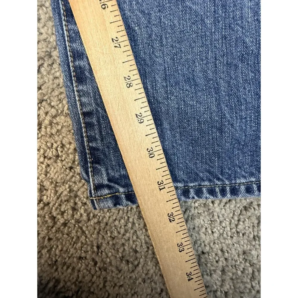 Polo Ralph Lauren Jeans Mens 40x32 Blue Varick Slim Straight Light Wash